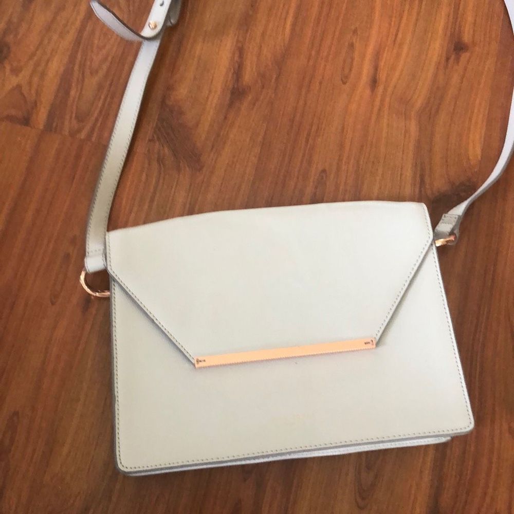Ted Baker London Light Gray and Rose gold Crossbody bag
